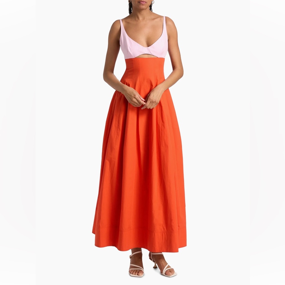 Maddy Cotton Cut-Out Maxi Dress - NEVER WORN